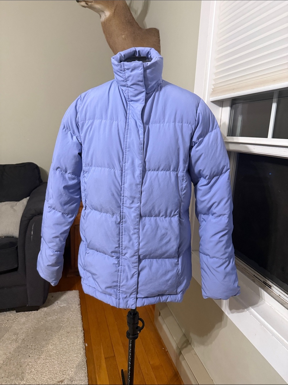 L.L. Bean Lavender Blue Puffy Coat